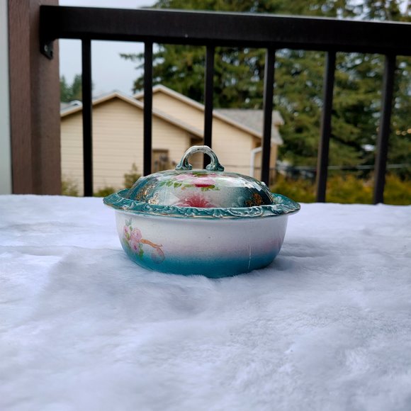 Antique Turquoise Boudoir Set - Picture 4 of 10